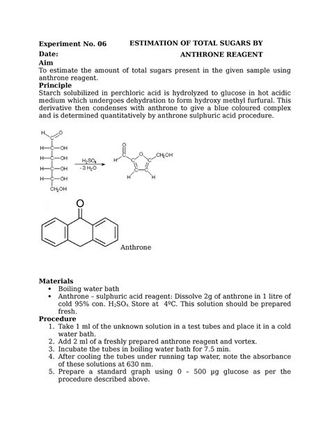 anthrone test|total sugar estimation methods.